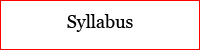 Syllabus